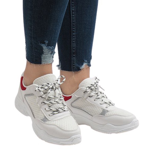 Pantofi sport albi YM-31