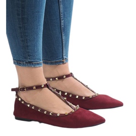 Balerini Burgundia 127-13 roșu