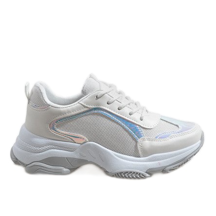 Pantofi sport de modă albi 2018-6