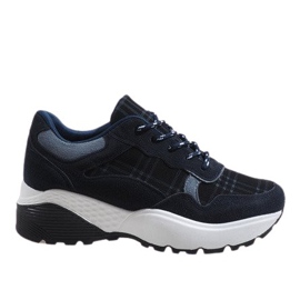 Pantofi sport la modă bleumarin 61012 albastru marin