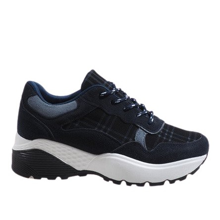 Pantofi sport la modă bleumarin 61012 albastru marin