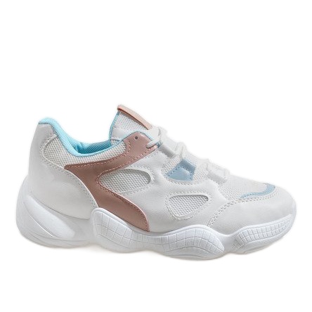 Pantofi sport de modă albi 2018-15