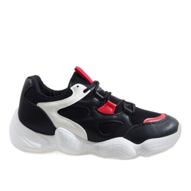 Pantofi sport de modă albi 2018-15 negru
