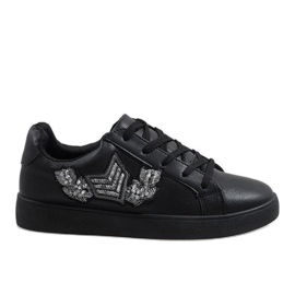 Adidași negri BA71 negru Adidași negri BA71 negru