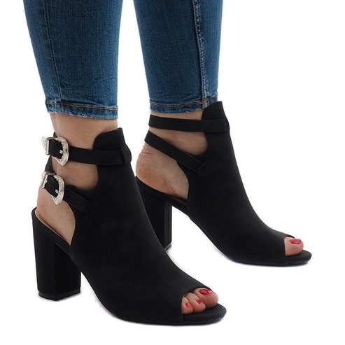 Cizme negre pe post 173-853 negru Cizme negre pe post 173-853 negru