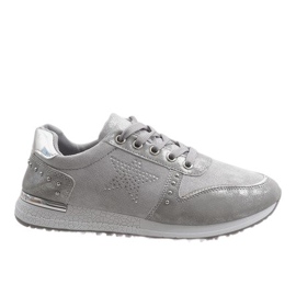 Adidași sport gri cu o stea XSM101-19 Adidași sport gri cu o stea XSM101-19