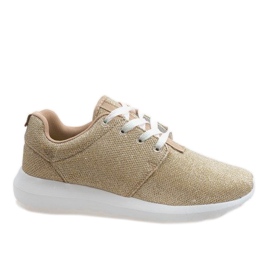 Pantofi sport aurii strălucitori B62-4 de aur Pantofi sport aurii strălucitori B62-4 de aur