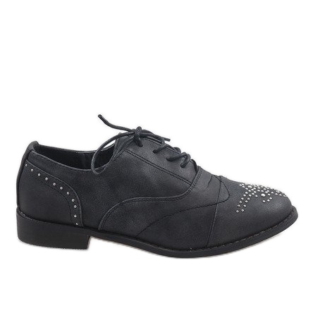 Pantofi Jazz negri Ćwieki 138-P negru