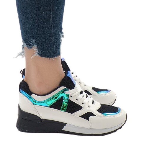 Adidași negri pantofi sport la modă 2018-12 alb negru