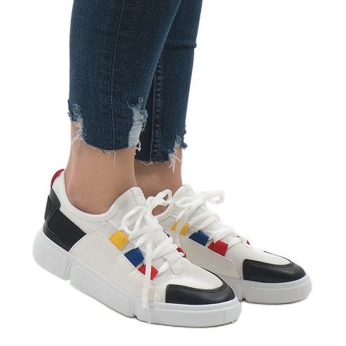 Pantofi sport negri și albi adidași 2018-9