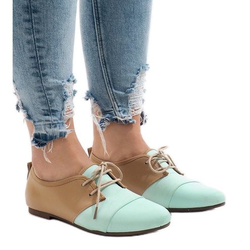 Încălțăminte jazz cu pantaloni oxford Pantofi oxford 2 maro verde