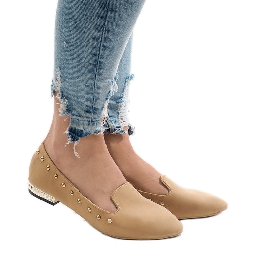 Mocasini cu cămilă balerini ZHC-980 maro Mocasini cu cămilă balerini ZHC-980 maro