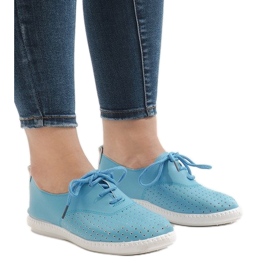 Adidași negri calați HR61116 albastru Adidași negri calați HR61116 albastru