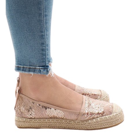Espadrile deschise roz L08-71