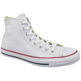 Converse Chuck Taylor All Star Hi Leather W 132169C alb Converse Chuck Taylor All Star Hi Leather W 132169C alb