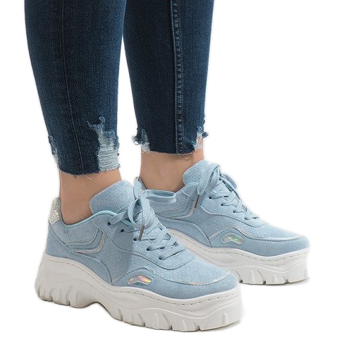 Încălțăminte sport albastră HX999 albastru