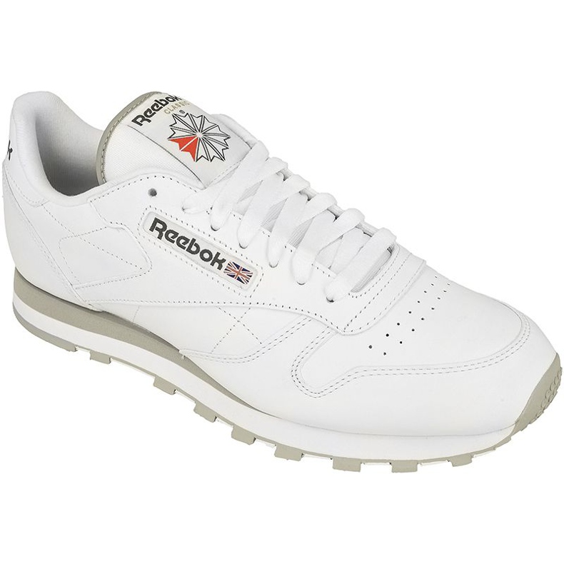 Pantofi Reebok Classic Leather M 2214 alb gri