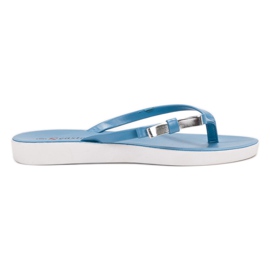 Seastar Flip-flops With A Bow albastru