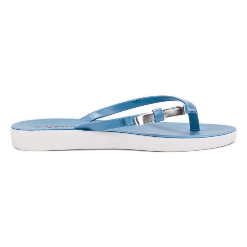 Seastar Flip-flops With A Bow albastru