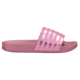 Weide Papuci Cu Sclipici roz Weide Papuci Cu Sclipici roz