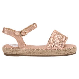 Small Swan Sandale roz Espadrile Small Swan Sandale roz Espadrile