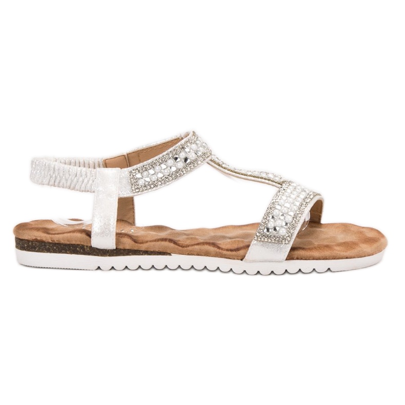 Emaks Sandale pentru femei decorate gri