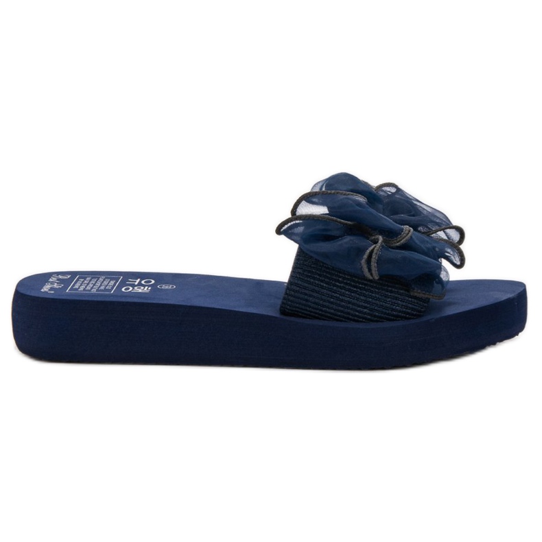 Best Shoes Papuci din spumă cu arc albastru Best Shoes Papuci din spumă cu arc albastru