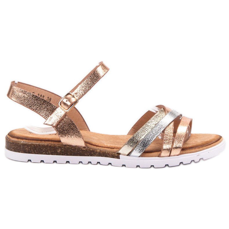 Bestelle Sandale casual galben