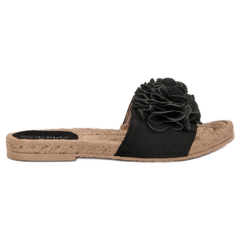 SHELOVET Espadrile negre negru SHELOVET Espadrile negre negru