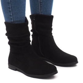 Cizme calde Jodhpur L7355 Negru Cizme calde Jodhpur L7355 Negru