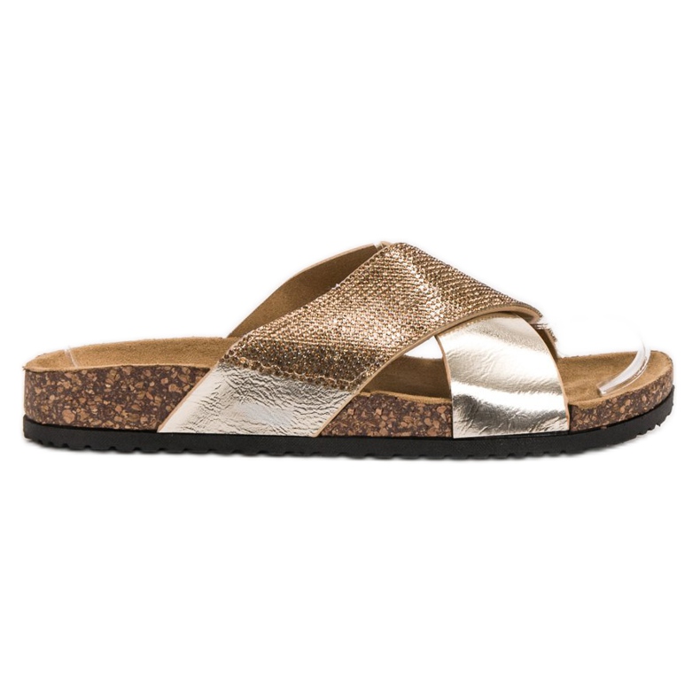 SHELOVET Papuci clasici de aur