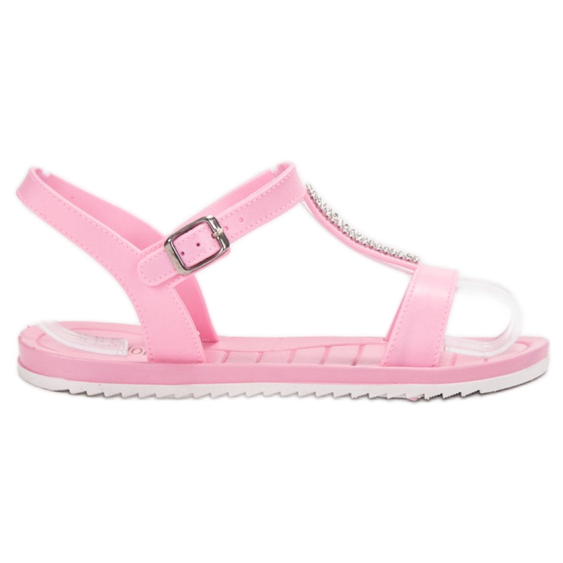 SHELOVET Sandale din cauciuc roz