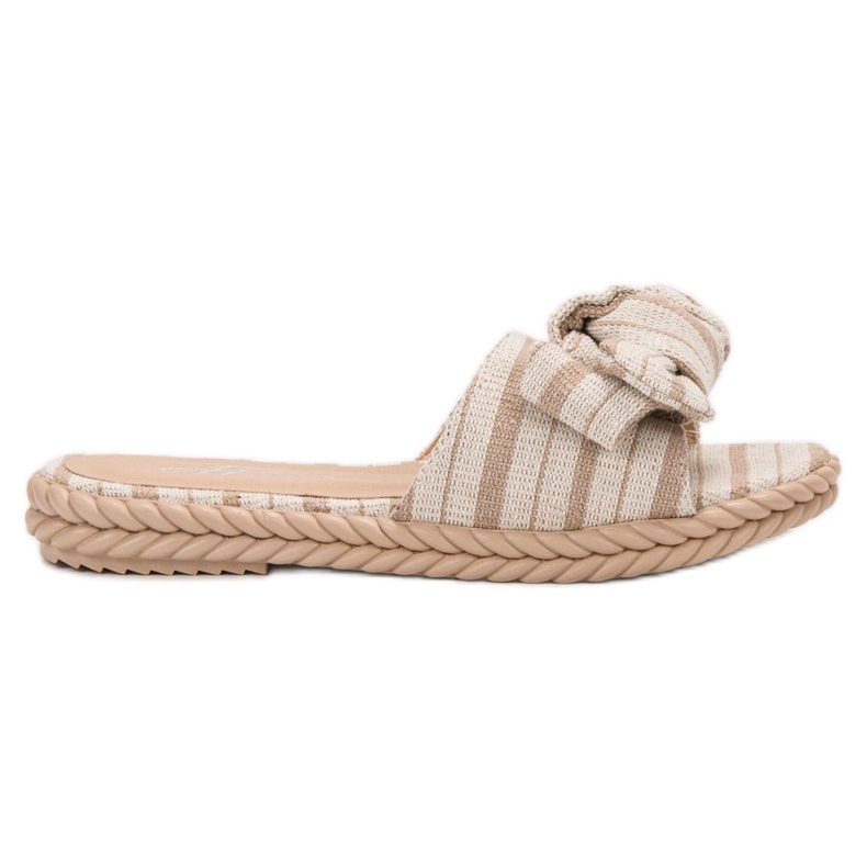 SHELOVET Papuci Cu Arc maro