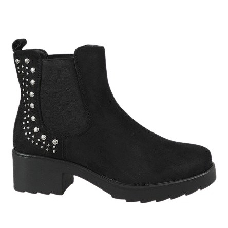 Kayla Shoes Cizme cu toc înalt izolate negre 88048 negru