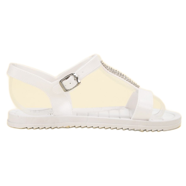 SHELOVET Sandale din cauciuc alb