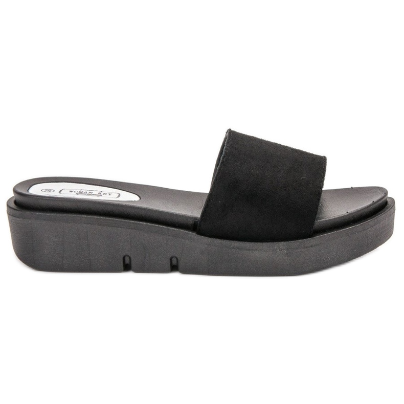 SHELOVET Sandale cu pană negru