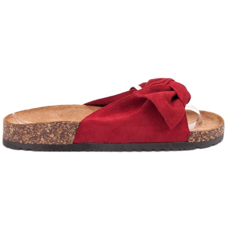 Super Me Papuci roșii la modă roșu