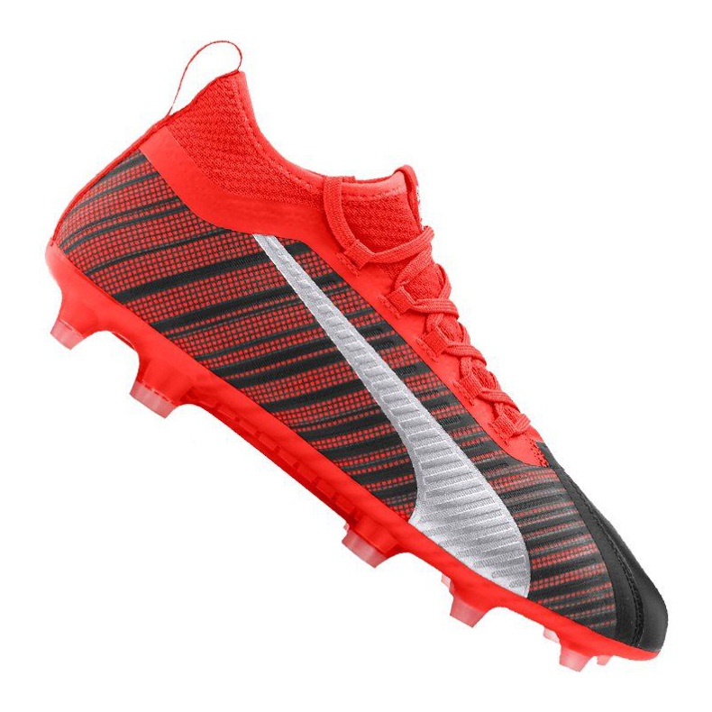 Pantofi de fotbal Puma One 5.2 Fg / Ag M 105618-01 multicolor portocale si rosii