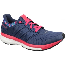 Pantofi Adidas Supernova Glide 8 Gfx W AQ5059 albastru marin