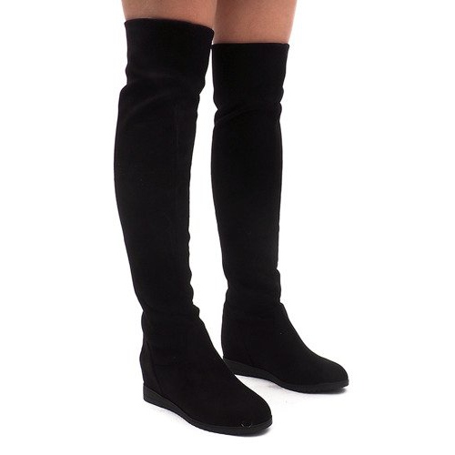 Cizme Wed Wedge 168-108 Negre negru