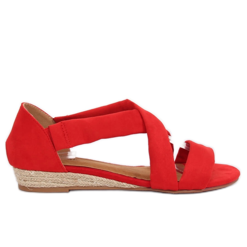 Sandale espadrile roșu 9R72 Roșu