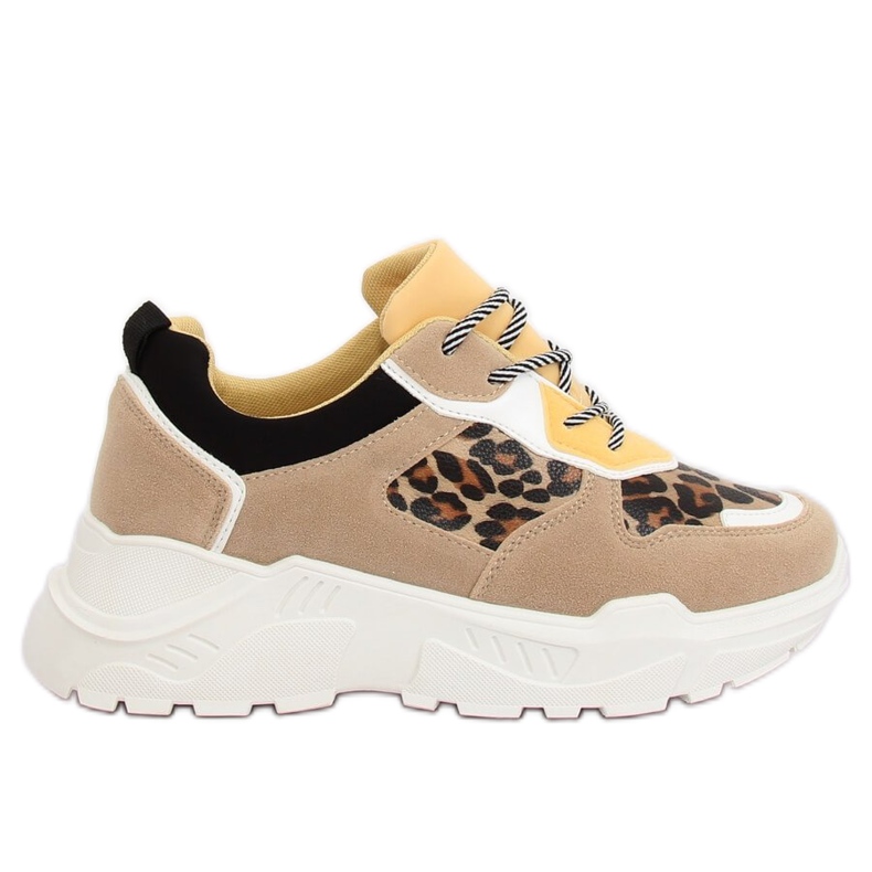 LV88P Pantofi sport leopard bej