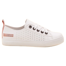 Pantofi albi MCKEYLOR