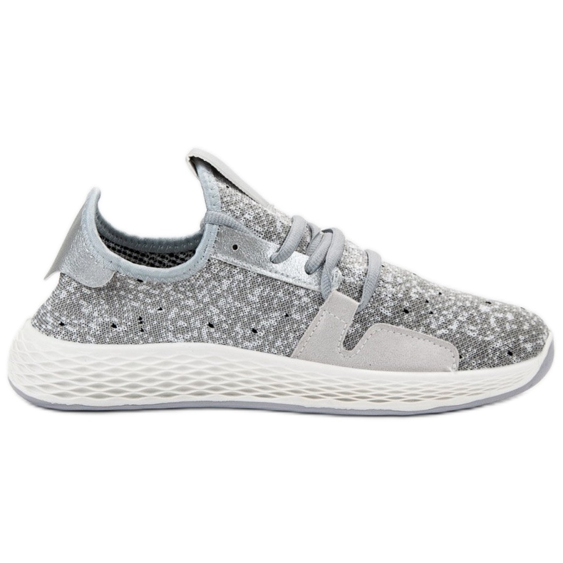 SHELOVET Pantofi sport de alunecare gri