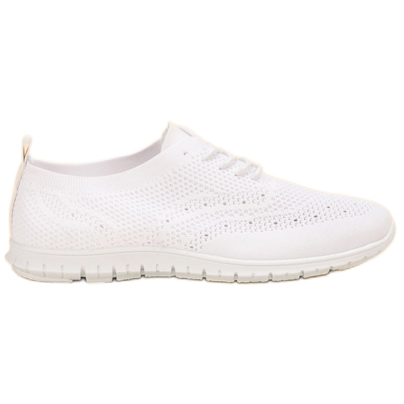 SHELOVET Pantofi sport textile alb