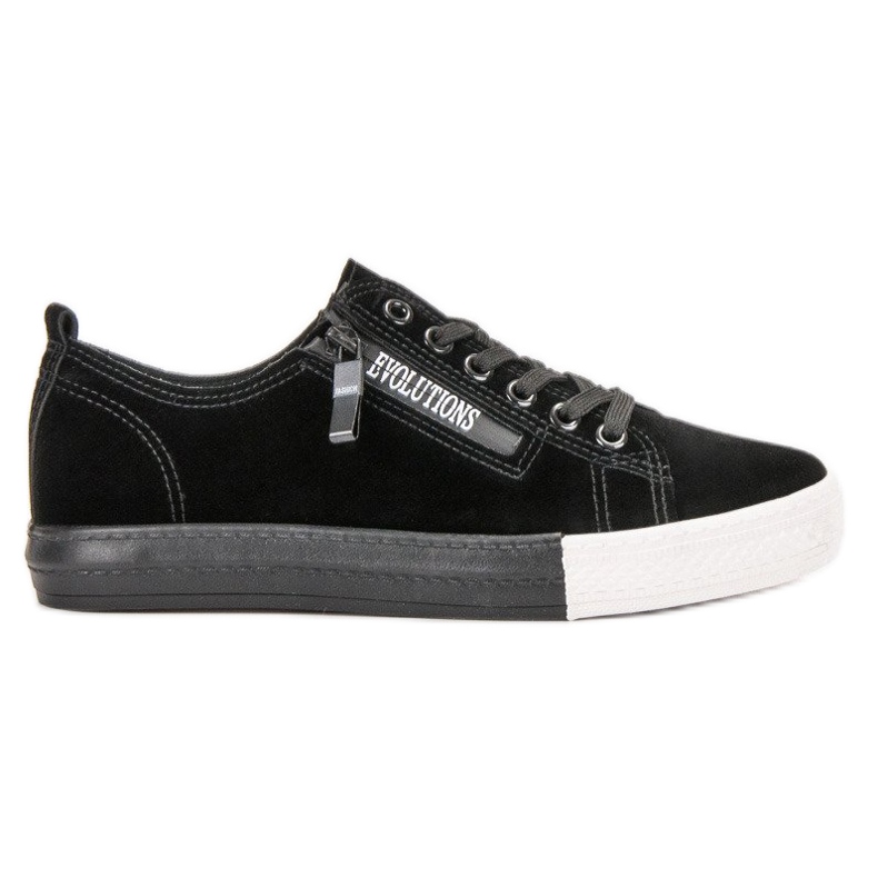 SHELOVET Adidași negri negru verde