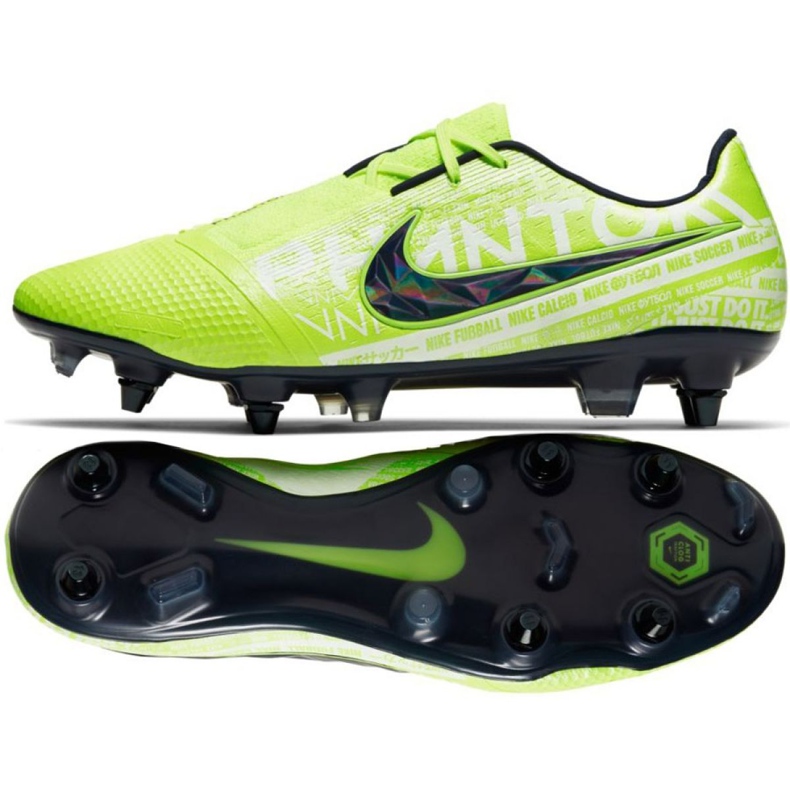 Pantofi de fotbal Nike Phantom Venom Elite Sg Pro Ac M AO0575-717 multicolor verde