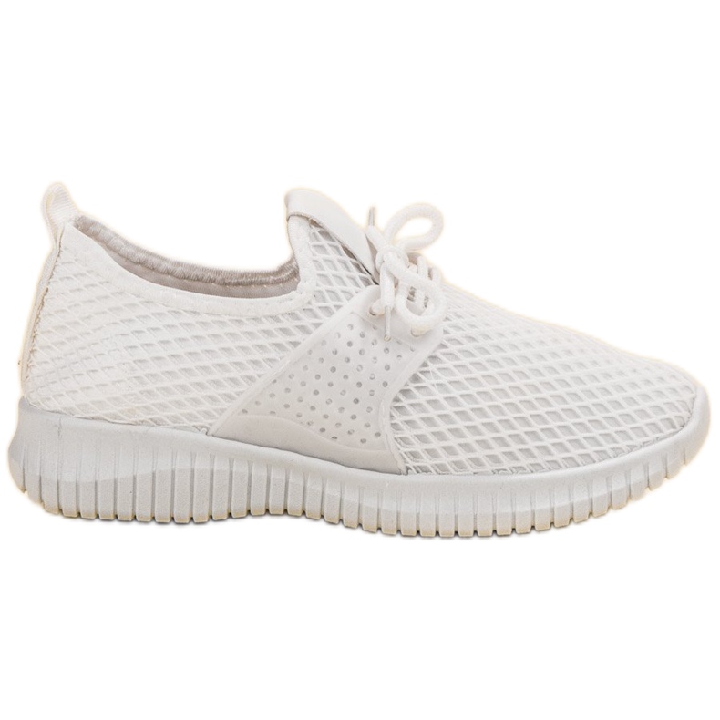 SHELOVET Pantofi sport textile alb