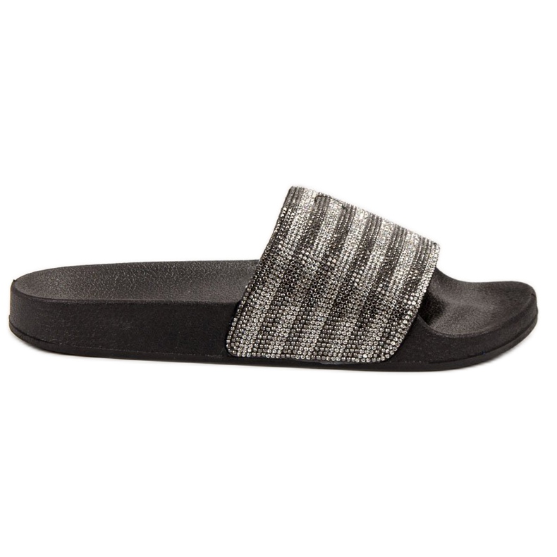 SHELOVET Papuci de cauciuc negru gri