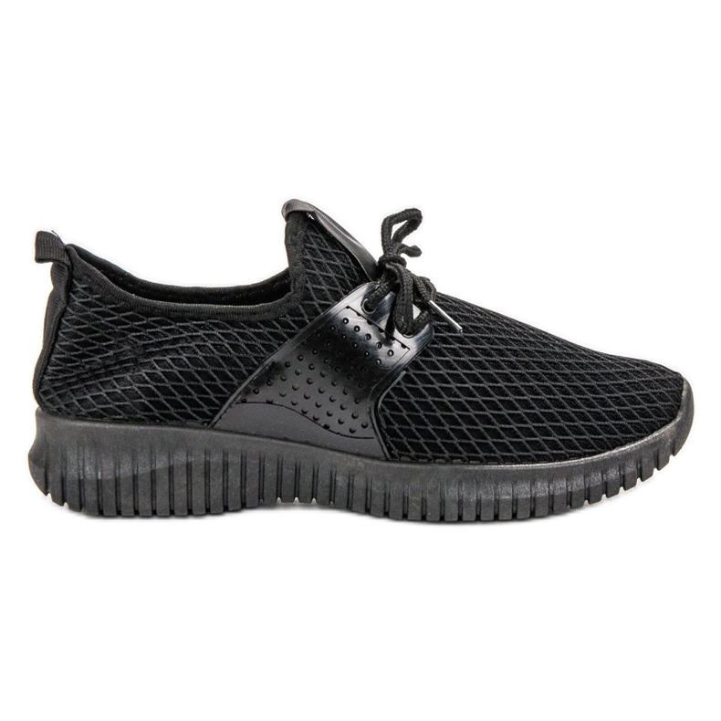 SHELOVET Pantofi sport textile negru